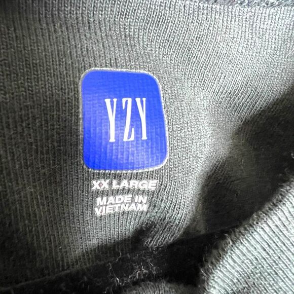 Yeezy Gap Oversized Dove Graphic Top XXL Black Boxy Fit Heavyweight Cotton - Picture 4 of 9